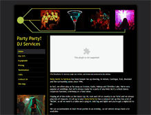 Tablet Screenshot of partypartydj.com